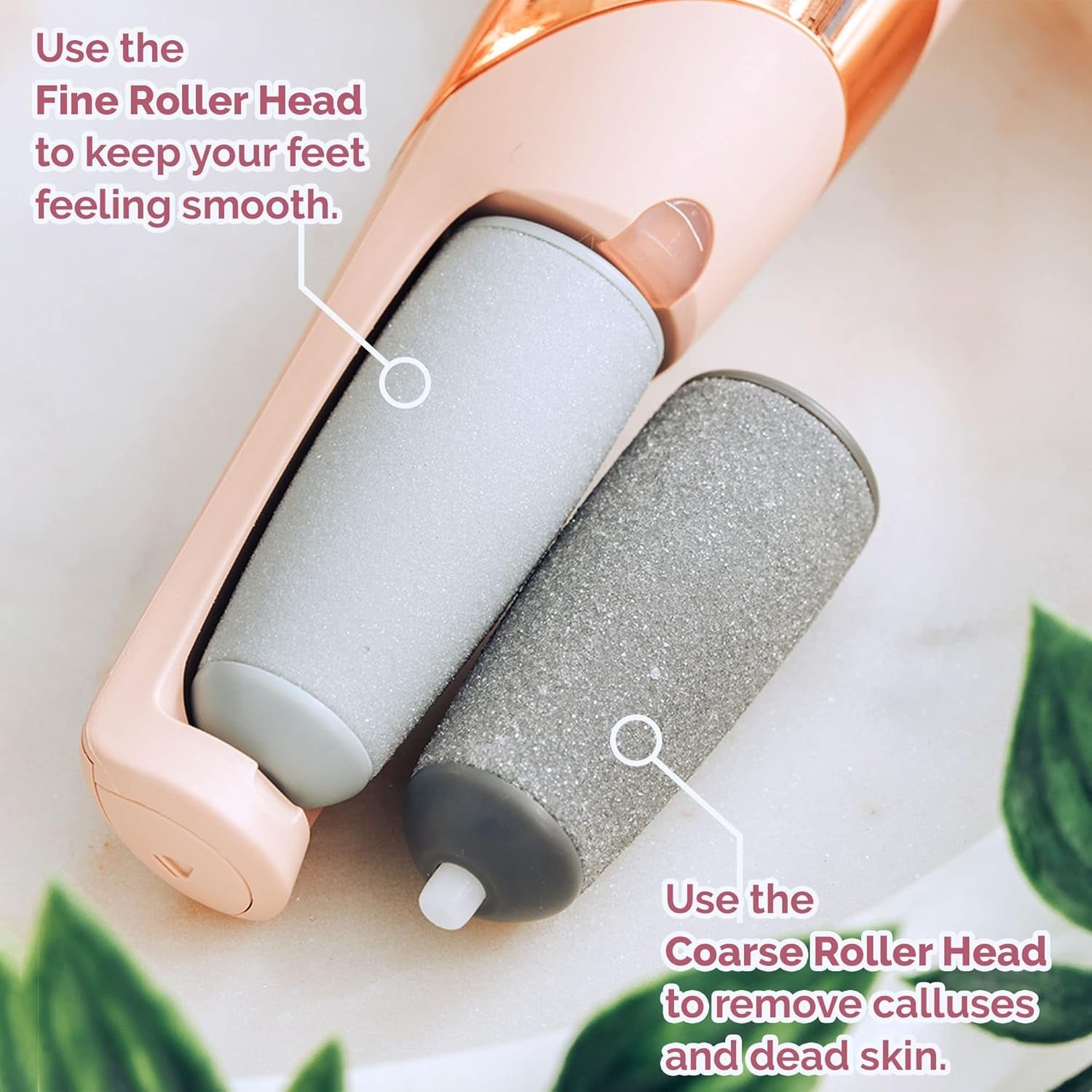Rechargeable Electric Foot Callus Remover | Powerful Pedi Foot Grinder for Cracked Heels & Smooth, Soft Feet