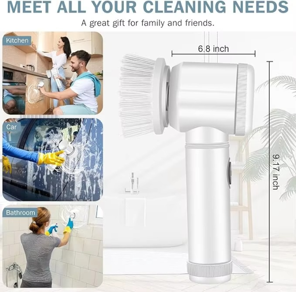 Magic Brush – Wireless Rechargeable Cleaning Brush