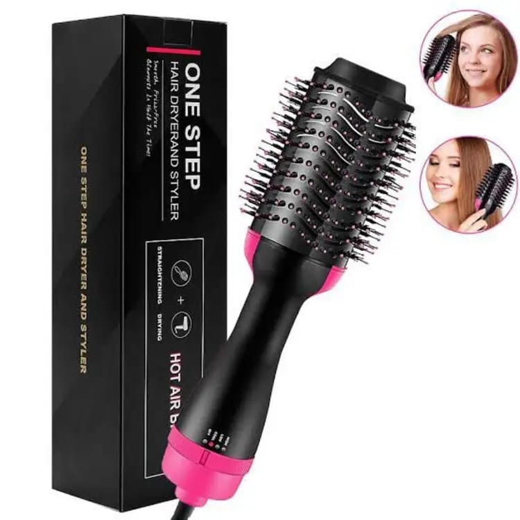 3-in-1 One-Step Hair Dryer Brush | Hot Air Styling Tool for Volume, Straightening & Curling – Easy Salon-Style Results at Home