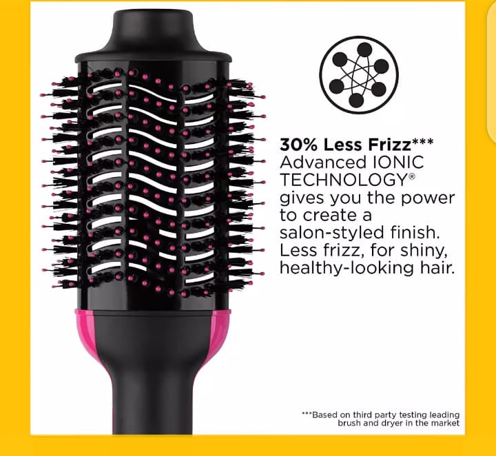 3-in-1 One-Step Hair Dryer Brush | Hot Air Styling Tool for Volume, Straightening & Curling – Easy Salon-Style Results at Home